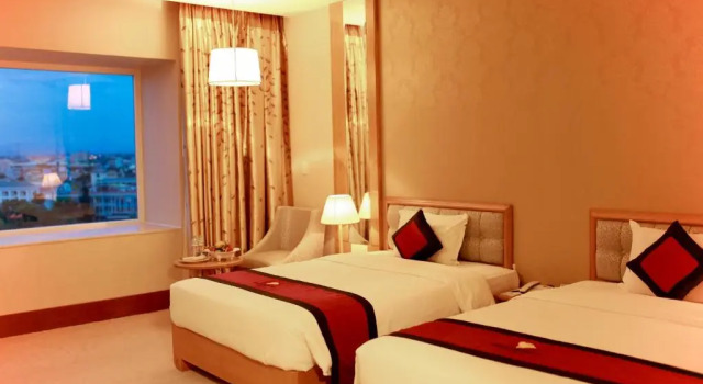 Двухместный номер Deluxe с видом на город Sai Gon Dong Ha Hotel - a member of Saigontourist Group