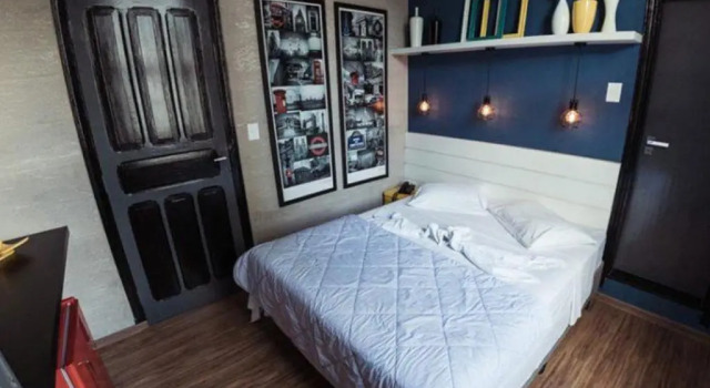 Двухместный номер Standard MOVA Hotel Doeste - Localizado em frente a Praça Principal da Cidade, na área Central - Pé na Praça