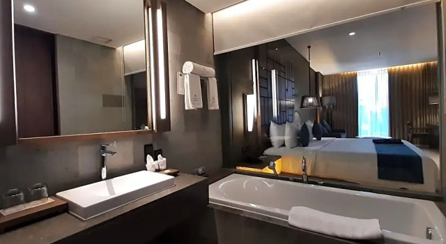 Двухместный Studio Suite с видом на океан Wyndham Tamansari Jivva Resort Bali