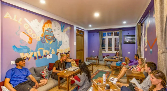 Кровать в общем номере c 1 комнатой Zostel Kathmandu
