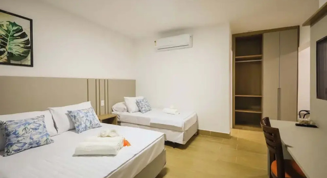 Четырёхместный номер Standard Tri Hotel Praia Grande