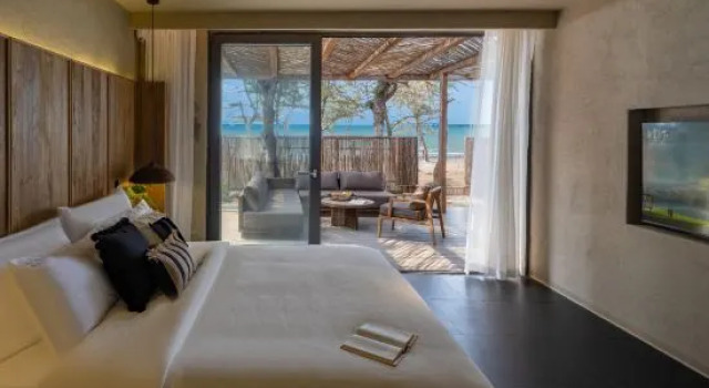 Люкс с 2 комнатами с видом на море Weizhou Island Coral Reef Hotel