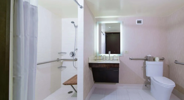 Двухместный номер with Roll-in Shower Mobility Accessible DoubleTree by Hilton San Diego-Mission Valley