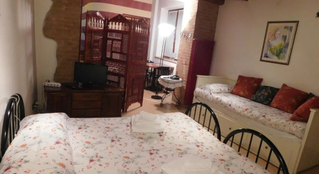 Студия с красивым видом из окна Residence Villa Vinco