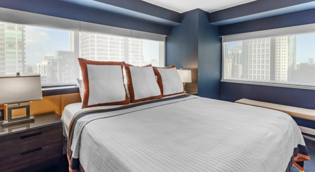 Двухместный люкс Omni Chicago Hotel