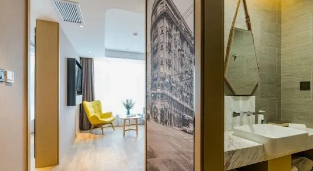 Семейный люкс Atour S Hotel Shanghai Oriental Pearl Tower