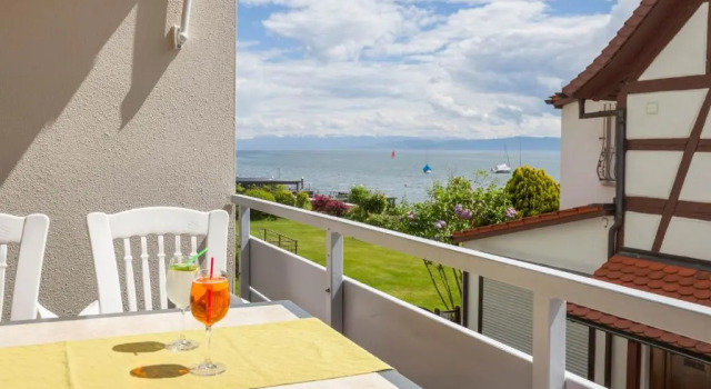 Апартаменты c 1 комнатой с балконом Gasthaus Seeblick