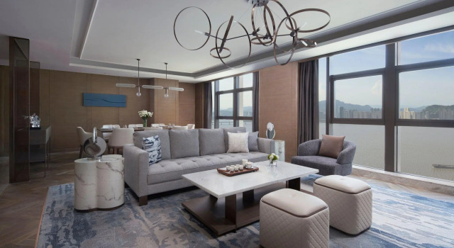 Клубный люкс c 1 комнатой Wenzhou Marriott Hotel