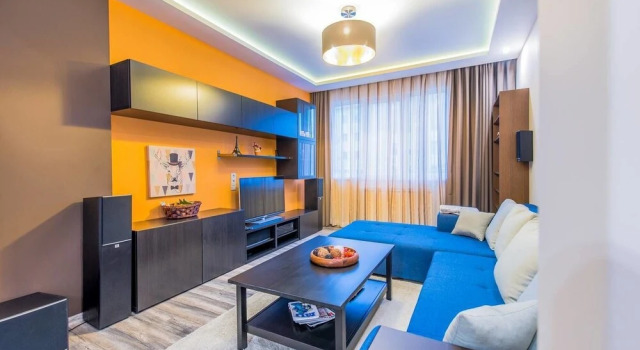 FM Deluxe 1-BDR Apartment with Balcony - Slaveykov street, Buchen Sie Ferienwohnung Apartments in Sofia, in der Nähe von NDK (Nationaler Kulturpalast), Ferienwohnung
