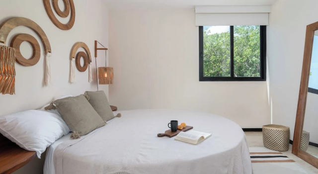 Beautiful 2BR apartment in fully equipped hotel in Tulum, Rezerwuj Apartament Hotele w Quintana Roo z parkingiem, Parking