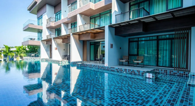 Двухместный номер Deluxe Na Tree Tara Riverside Resort Amphawa Damnoensaduak