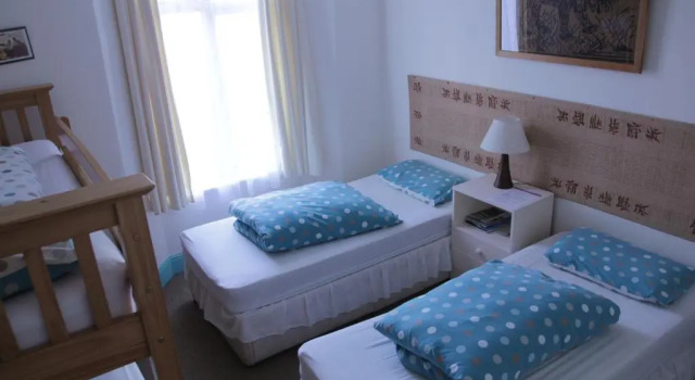 Кровать в общем номере Falmouth Lodge Backpackers