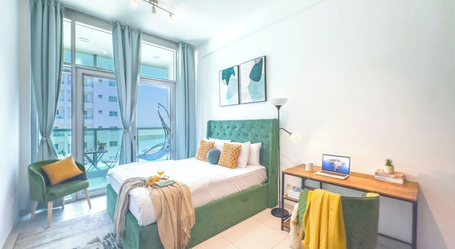 Marina View Stay with Rooftop Pool, Забронировать Апартаменты/квартира Отели Эмирата Дубая с парковкой, рядом с Торговый центр The Beach, Парковка