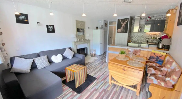 Studio vue panoramique au pied des pistes, Забронировать Отель Юверне-Фур Ubaye Valley, рядом с Гондольный подъемник Моланес