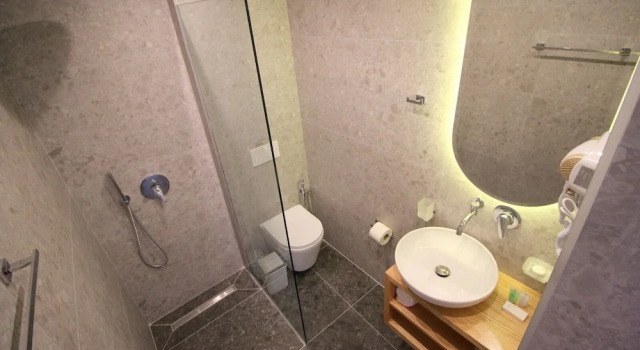 Двухместный номер Standard Цокольный этаж с видом на бассейн Blue Eye Hotel