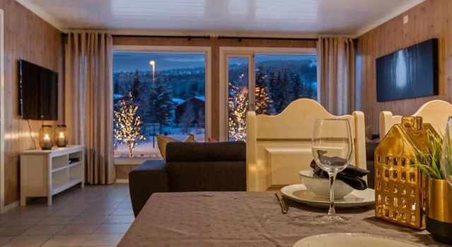 Апартаменты In the middle of Trysilfjellet - Welcome Center - Apartment with 3 bedrooms - By bike arena and ski lift