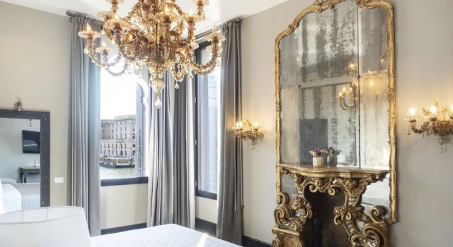 Люкс Deluxe с видом на канал Palazzetto Foscari