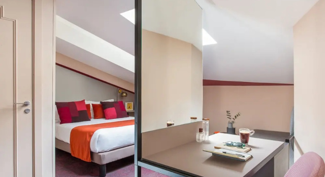 Трёхместный номер Superior с видом на город Hôtel les Cigales