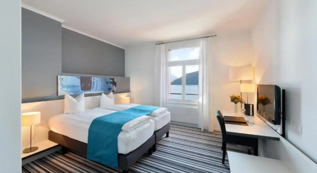 Двухместный номер Standard с видом на озеро Hotel Vitznauerhof - Lifestyle Hideaway at Lake Lucerne
