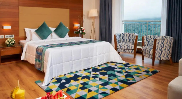 Двухместный номер Deluxe с балконом Vibe Munnar Resort & Spa