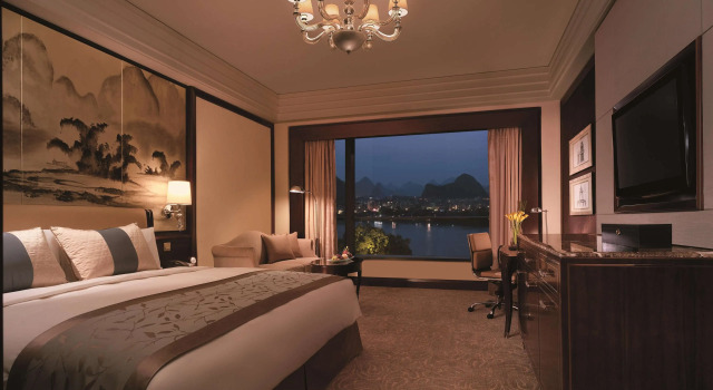 Двухместный номер Deluxe с видом на реку Shangri-La Guilin