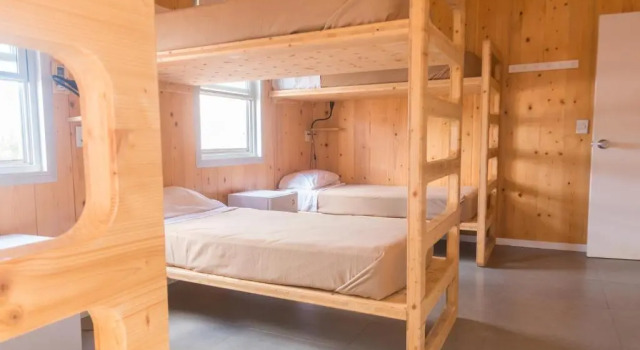 Кровать в общем номере Wanderlust José Ignacio