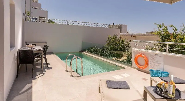Апартаменты Superior с балконом и с видом на море Sunset Elafonisi Apartments
