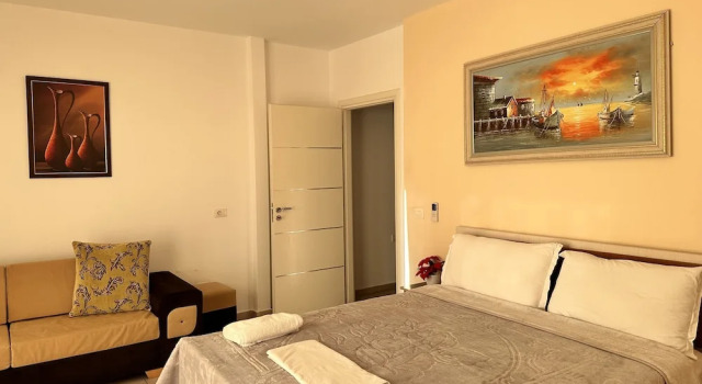 Четырёхместный номер Standard с балконом и с видом на море Hotel Bella Vista