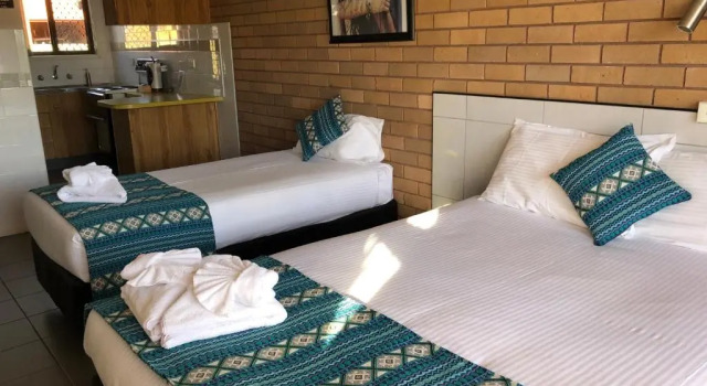 Двухместный номер Deluxe с видом на бассейн Tamworth Central Motel