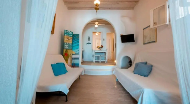 Huge villa Mykonos. Ideal for 8-12 guests, Забронировать Вилла Агиос Иоаннис Диакофтис периферия Южные Эгейские острова, рядом с Пляж Агиос Иоаннис