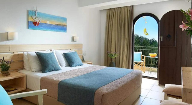 Двухместный номер Deluxe с видом на сад Coriva Beach Hotel & Bungalows