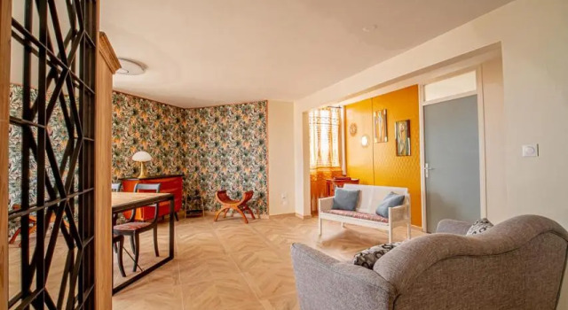 Апартаменты T3 - L' Anaxa - 65m² - champ fleuri, 2 chambres.