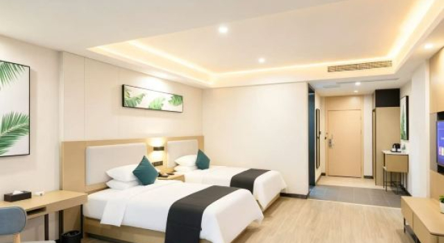 Люкс Deluxe Shankee Tea Style Hotel (Mianyang City Fucheng District High-speed Railway Station)
