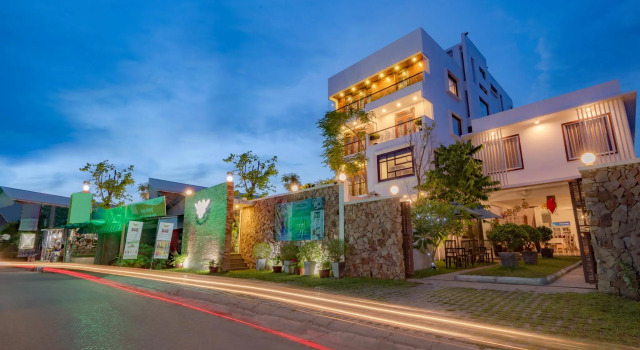 Двухместный номер Deluxe с красивым видом из окна Maison Saiko Angkor Boutique Hotel