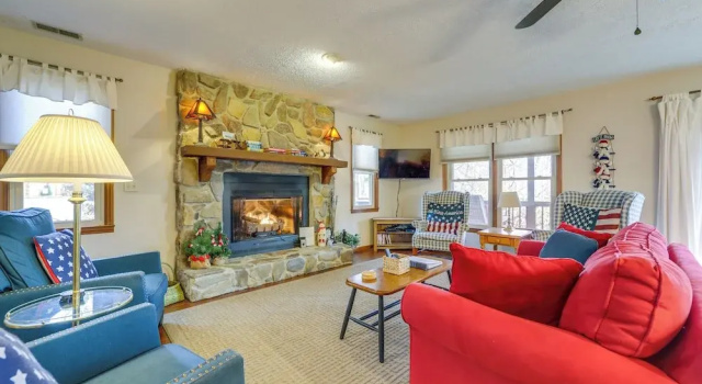 Walk to Golf Course, Mtn-view Maggie Valley Duplex, Забронировать Апартаменты/квартира Апартаменты Мегги-Вэлли, Апартаменты/квартира