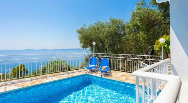 Коттедж Villa Elia Large Private Pool Walk to Beach Sea Views A C Wifi Car Not Required - 1978