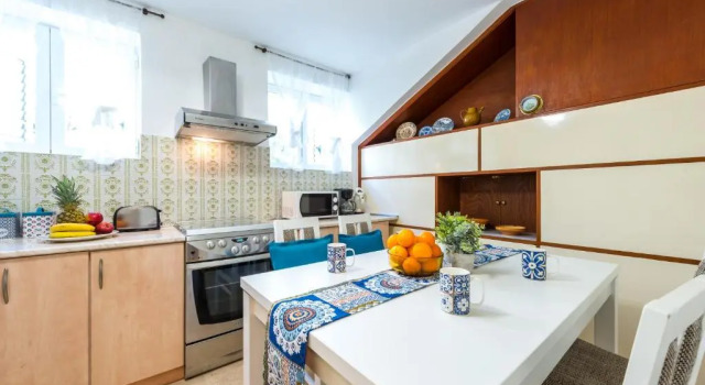 Апартаменты с 2 комнатами с балконом и с видом на море Two Palm Trees Apartment