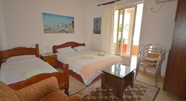 Студия с балконом Apartments Djakonovic
