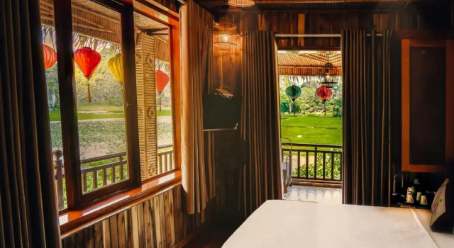 Семейный номер Standard с балконом Mua Caves Ecolodge
