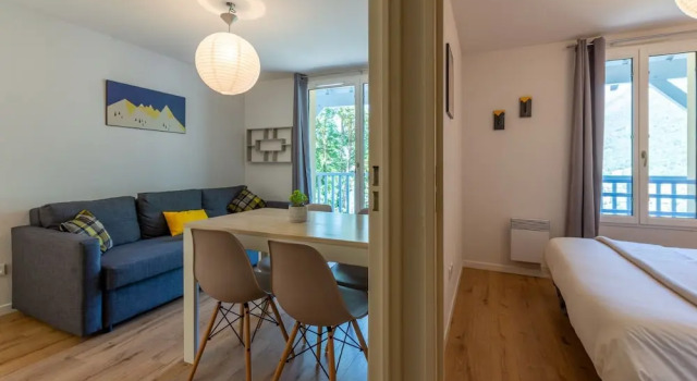 Апартаменты Comfort c 1 комнатой с балконом Résidence Les Balcons de l'Yse