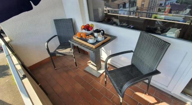 Апартаменты Appartement Schönblick STADTTEIL BAD MÜNSTER AM STEIN EBERNBURG