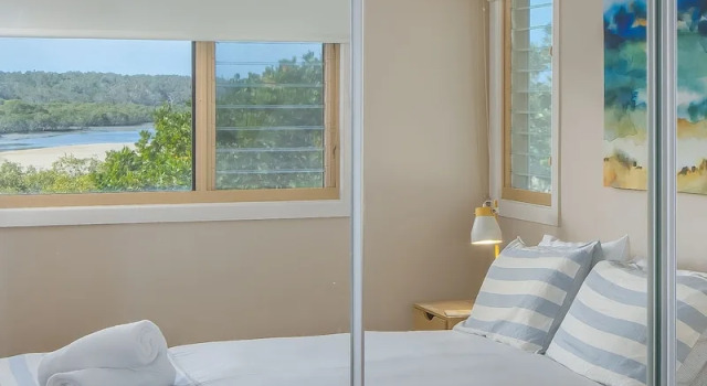 Апартаменты Deluxe с 2 комнатами с балконом и с видом на реку Hastings Cove Waterfront Holiday Apartments