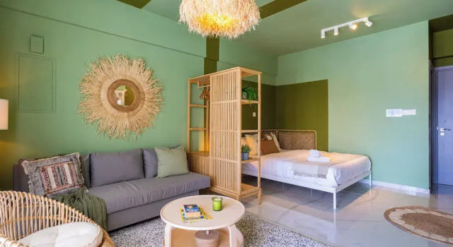 Студия Sunstone- Cozy Studio in Larnaca Terrace