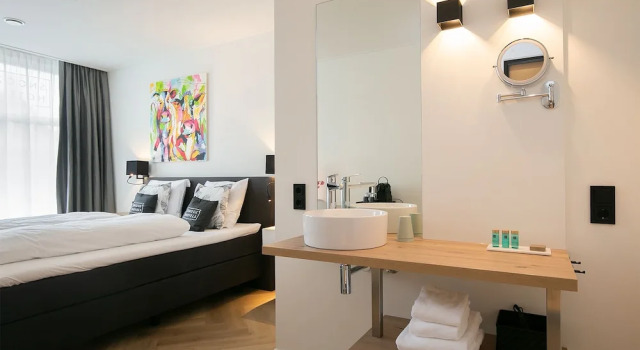 Номер Comfort Snoozz Hotels Bolsward Boutique hotel zonder receptie met digitale sleutel