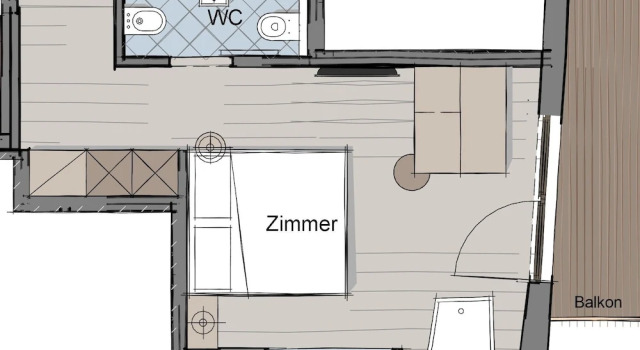 Люкс с видом на горы B&B Boutique Apartment Oberwiesen
