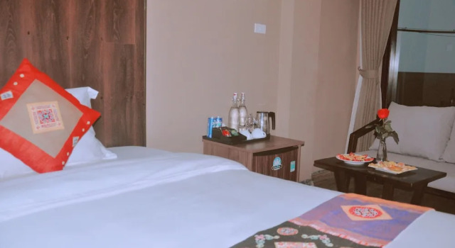 Двухместный номер Superior с балконом и с видом на город Sapa Hills Hotel