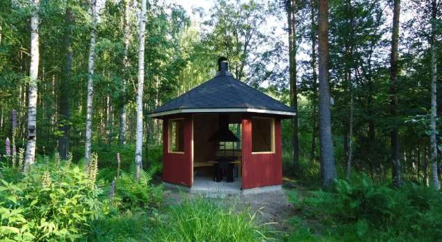 Вилла Fishing Cottage Villa Red House Lake Simpele