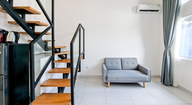 Апартаменты Standard Cozy White Loft Studio At Kingland Avenue Apartment