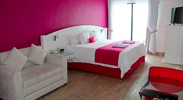 Номер Deluxe с видом на океан Bel Air Collection and Spa Cancun Resort