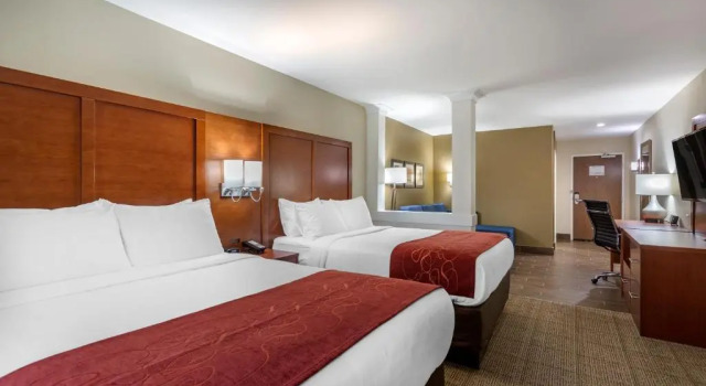 Четырёхместный люкс Standard Comfort Suites Bowling Green Southeast